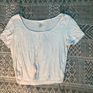 White Crop top
